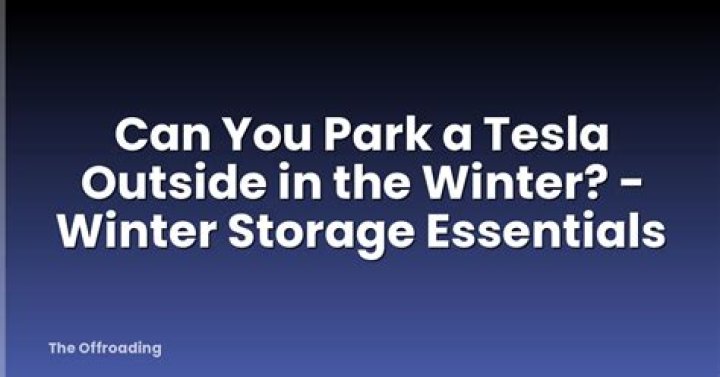 Can you park a Tesla outside in the winter?