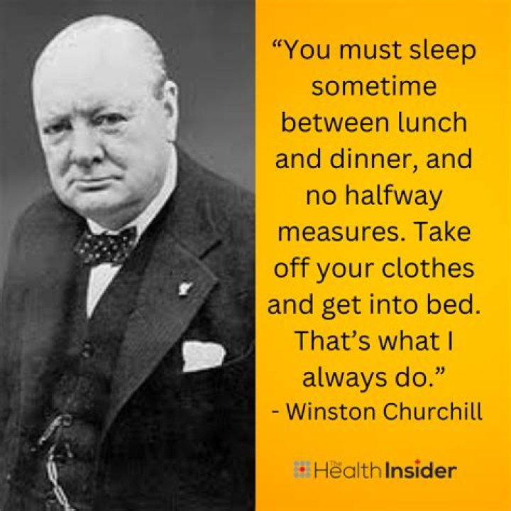 Did Winston Churchill sleep a lot?