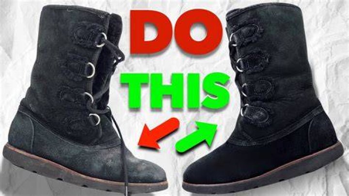 How do you make black Uggs look new?