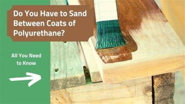 Is it necessary to sand between coats of polyurethane?