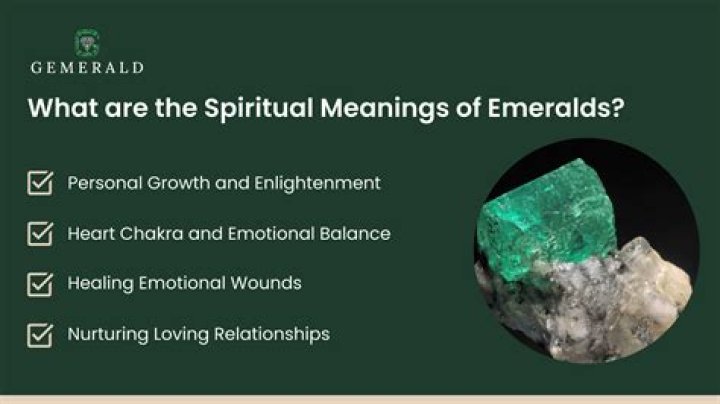 What does emerald symbolize?