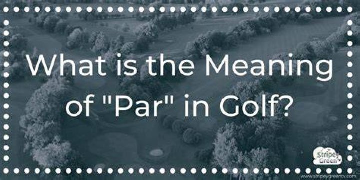 What does plus mean in golf?