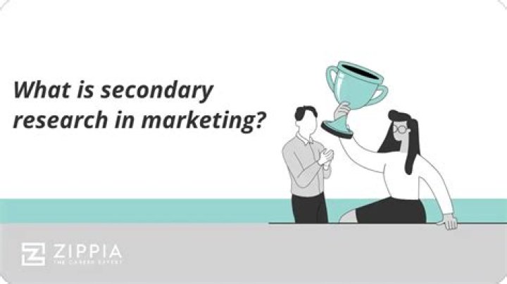 What is secondary research in marketing?