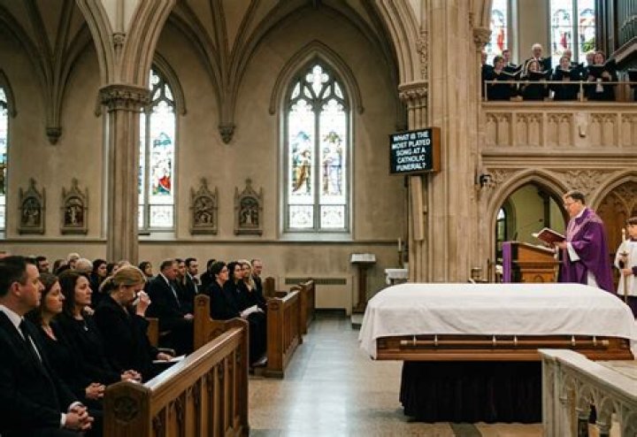 What is the most played religious song at a funeral?