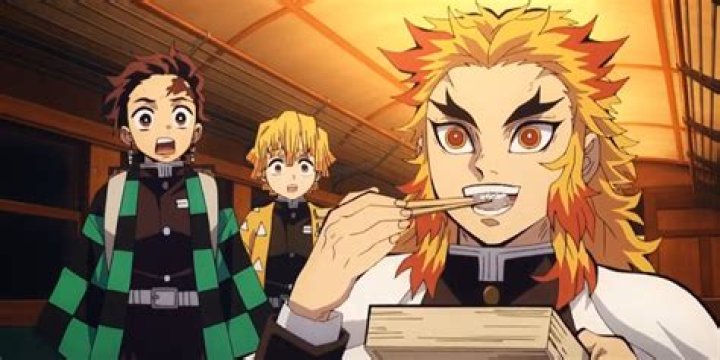What was Rengoku eating in the movie?