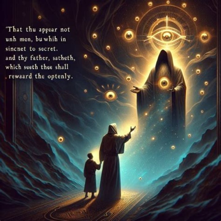 Which seeth in secret shall reward thee openly?
