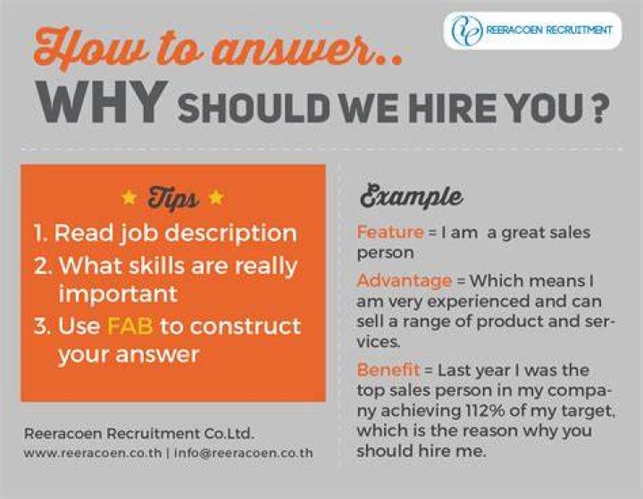 Why do you think we should hire you?